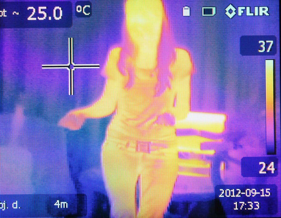 COVID-19 thermal imagery scanner